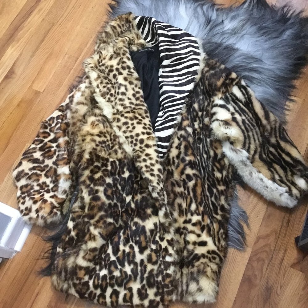 Neiman Marcus Adrienne Landau Fur jacket size 2x